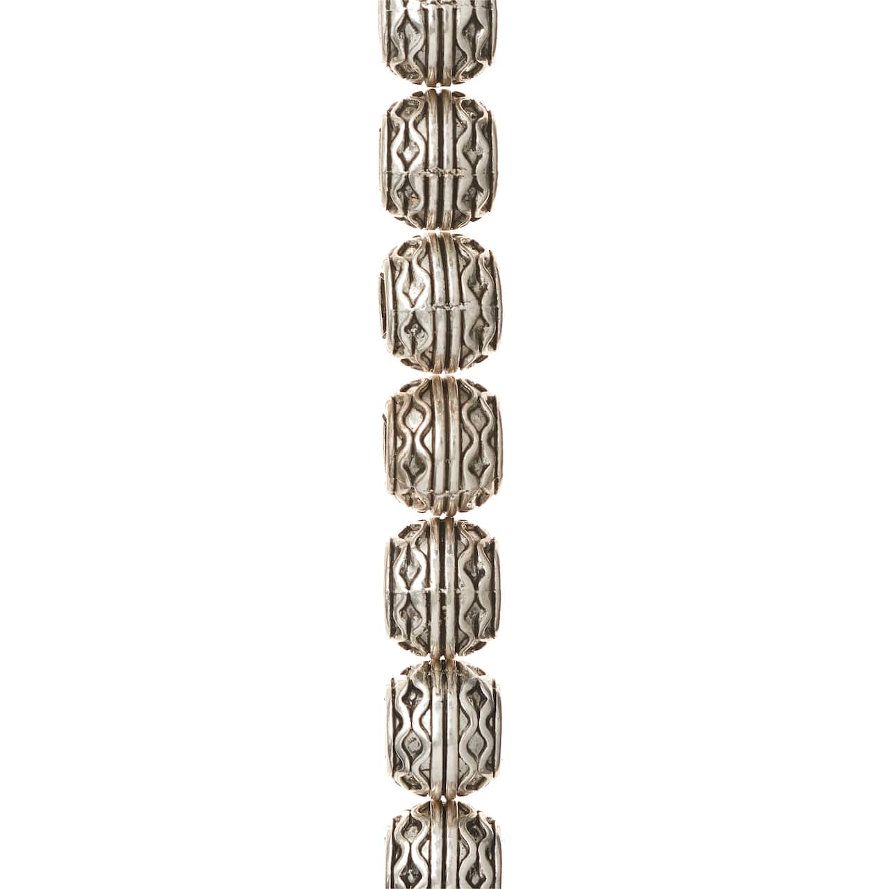 12 Pack: Silver Celtic Metal Rondelle Beads, 10mm by Bead Landing™